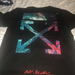 Off white gradient arrow tee